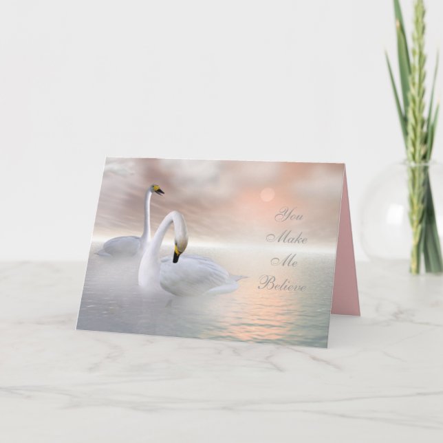 Cartes Pour Fêtes Annuelles Tu Me Fais Croire, Valentine (Devant)