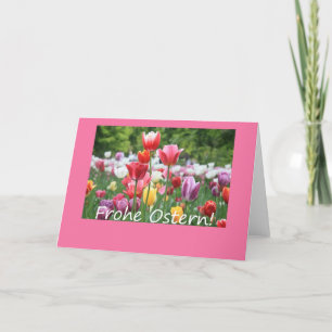Cartes Pour Fêtes Annuelles Tulipe de Pâques allemande