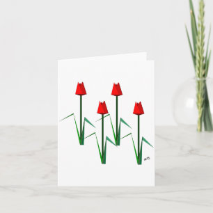 Cartes Pour Fêtes Annuelles Tulipes
