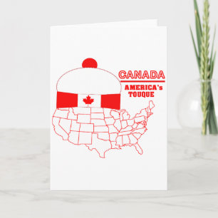 Cartes Pour Fêtes Annuelles Tuque frais du Canada Amérique