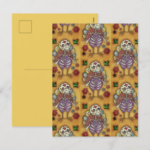 CARTES POUR FÊTES ANNUELLES TURQUIE BONES COLORÉS FOLK MERCI OISEAU OISEAU