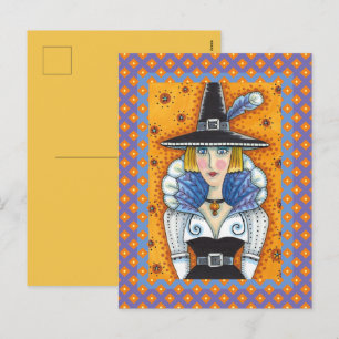 CARTES POUR FÊTES ANNUELLES TURQUIE PÈRE WITCH, UN SALEM MERCI, FOLK