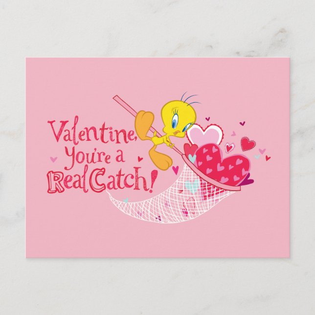 Cartes Pour Fêtes Annuelles TWEETY™ - You're A Real Catch (Devant)
