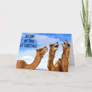 CARTES POUR FÊTES ANNUELLES TWIN=CHANTER LES BLUES-MISS U AU MOMENT DE NOËL!