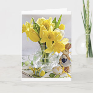 CARTES POUR FÊTES ANNUELLES ***TWIN*** -HEUREUX *PÂQUES* ET *PRINTEMPS*