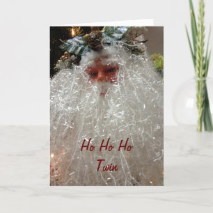 CARTES POUR FÊTES ANNUELLES TWIN-NE PEUT PAS ATTENDRE DE VOUS VOIR À NOËL