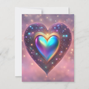 Cartes Pour Fêtes Annuelles Twinkle Star Heart