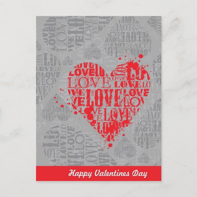 Cartes Pour Fêtes Annuelles Typografy (Devant)