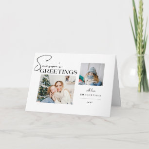 Cartes Pour Fêtes Annuelles Typographie Bonnes Fêtes moderne 2-Photo