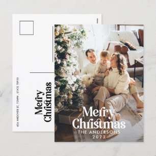 Cartes Pour Fêtes Annuelles Typographie botanique moderne et élégante