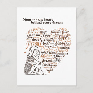 Cartes Pour Fêtes Annuelles Typographie de citation inspirante et sincère pour
