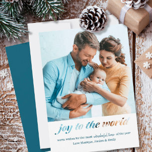 Cartes Pour Fêtes Annuelles Typographie de Montage Carré de « Joyeux Noël au M