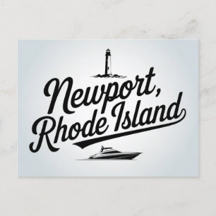 Cartes Pour Fêtes Annuelles Typographie de Newport, Rhode Island