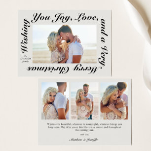 Cartes Pour Fêtes Annuelles Typographie de script élégant boho Photo