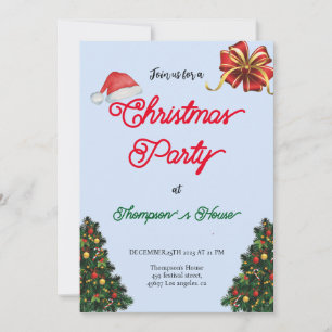 Cartes Pour Fêtes Annuelles Typographie Green Trees fête joyeux noël