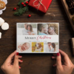 Cartes Pour Fêtes Annuelles Typographie moderne Joyeux Noël Multiples photos<br><div class="desc">Partagez la joie de la saison avec cette carte de Noël Multi-Photo Typographie Moderne. Avec un design simple mais élégant, cette carte de vacances vous permet de présenter plusieurs photos, alliant élégance et touche personnelle. Customisez avec votre nom de famille et un message sincère pour rendre vos salutations de vacances...</div>