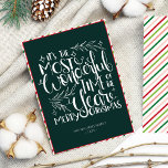 Cartes Pour Fêtes Annuelles Typographie vintage Joyeuse famille de Noël<br><div class="desc">Typographie vintage Joyeux Noël Famille de vacances Carte</div>