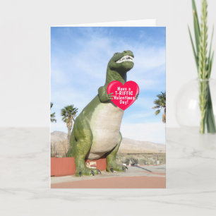 Cartes Pour Fêtes Annuelles Tyrannosaurus Rex Dinosaur Valentine