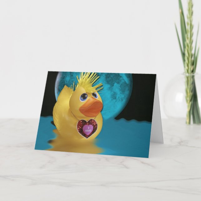 Cartes Pour Fêtes Annuelles U Rock ! (Devant)