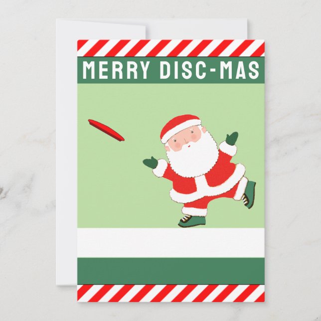 Cartes Pour Fêtes Annuelles Ultimate Frisbee drôle (Devant)