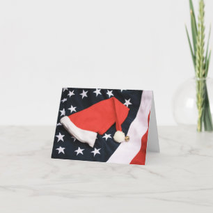 Cartes Pour Fêtes Annuelles Un accueil de Noël américain