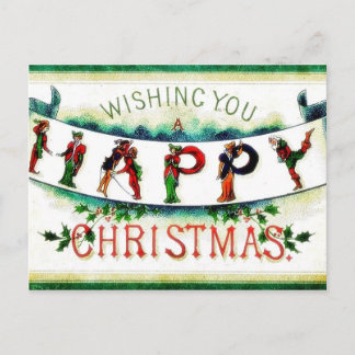 Cartes Pour Fêtes Annuelles Un accueil de noël avec des gens trouvés avec dive