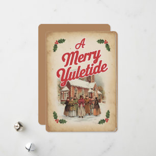 Cartes Pour Fêtes Annuelles Un accueil joyeux à Yuletide