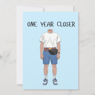 Cartes Pour Fêtes Annuelles Un an de plus près Anniversaire Vieux Petit ami Ma