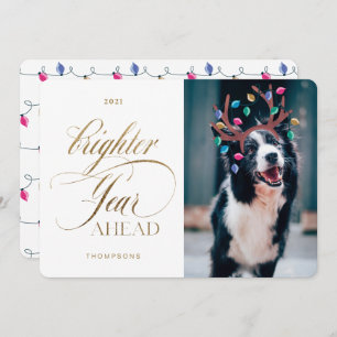 Cartes Pour Fêtes Annuelles Un an plus tard, amusez-vous avec un animal de com