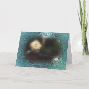 Cartes Pour Fêtes Annuelles Un autre sac de couchage bleu de S'Mores