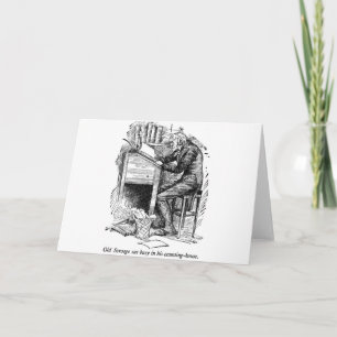 Cartes Pour Fêtes Annuelles Un Carol de Noël