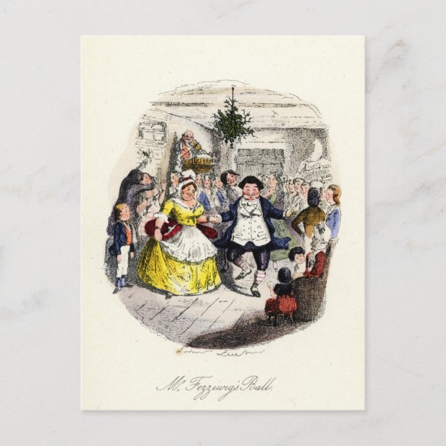Cartes Pour Fêtes Annuelles Un Carol de Noël - Le bal de M. Fezziwigs (Devant)