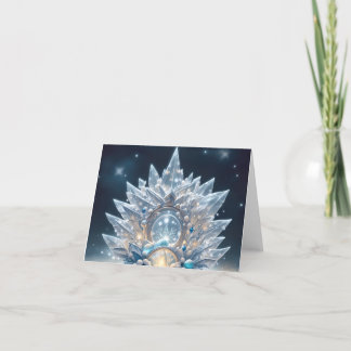 Cartes Pour Fêtes Annuelles Un centre de table en verre dans un design élégant