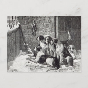 Cartes Pour Fêtes Annuelles Un chant de Noël, de "heure de loisirs", 1888