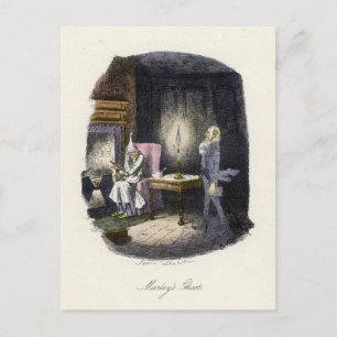 Cartes Pour Fêtes Annuelles Un chant de Noël - le fantôme de Marley