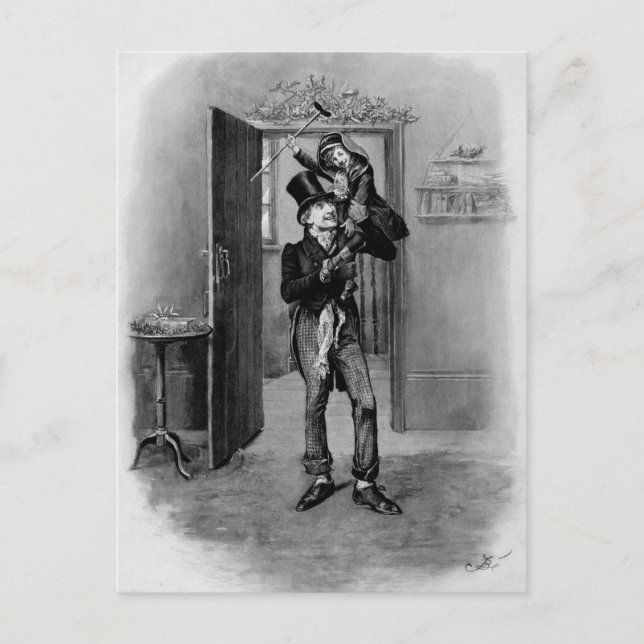 Cartes Pour Fêtes Annuelles Un chant de Noël : Tim minuscule (Devant)