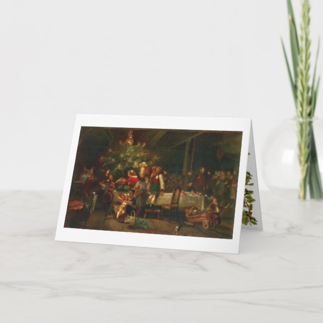 Cartes Pour Fêtes Annuelles Un Christimas victorien (Devant)