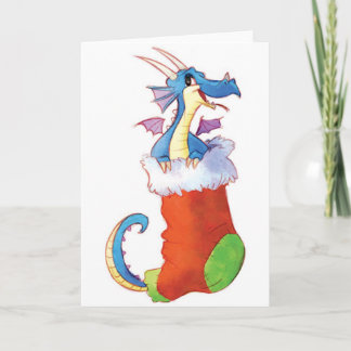 Cartes Pour Fêtes Annuelles Un dragon dans ma réserve