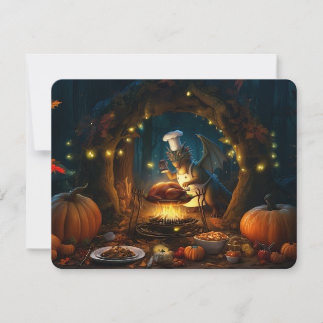 Cartes Pour Fêtes Annuelles Un festin de Friendsgiving vous attend (Devant)