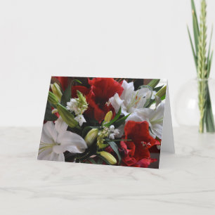Cartes Pour Fêtes Annuelles Un festin des fleurs