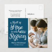 Un frisson d'espoir Bébé Noël Bleu