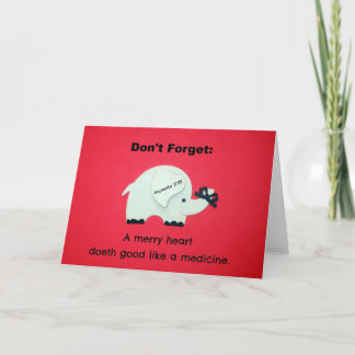 Cartes Pour Fêtes Annuelles Un joyeux coeur fait du bien comme un médicament