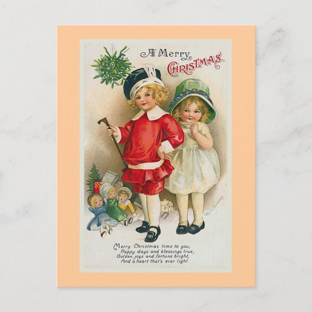 Cartes Pour Fêtes Annuelles "Un joyeux Noël" (Devant)