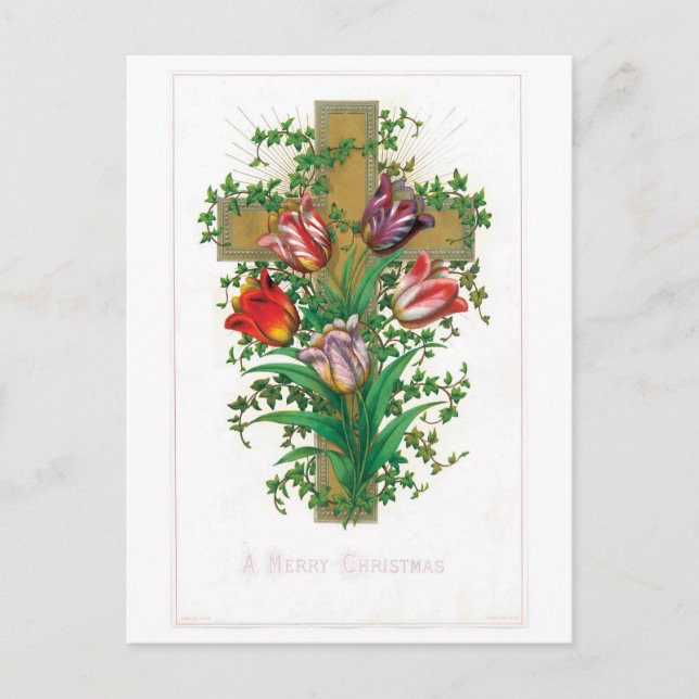 Cartes Pour Fêtes Annuelles Un joyeux Noël (Devant)