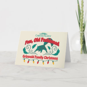 Cartes Pour Fêtes Annuelles Un joyeux Noël à l'ancienne de la famille Griswold