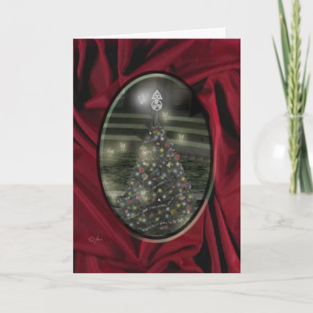 Cartes Pour Fêtes Annuelles Un joyeux Noël de fée (Devant)