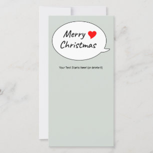 Cartes Pour Fêtes Annuelles Un joyeux Noël de tout cœur