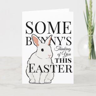 Cartes Pour Fêtes Annuelles Un lapin de Pâques pense à toi