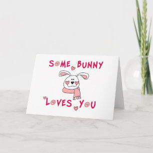 Cartes Pour Fêtes Annuelles Un Lapin T'Aime