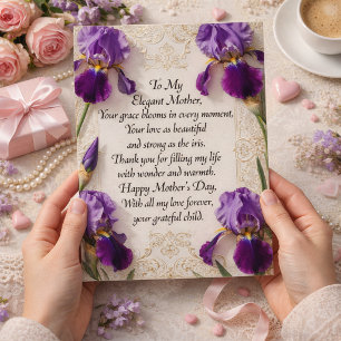 Cartes Pour Fêtes Annuelles Un message de la fête des mères aimante entouré d'